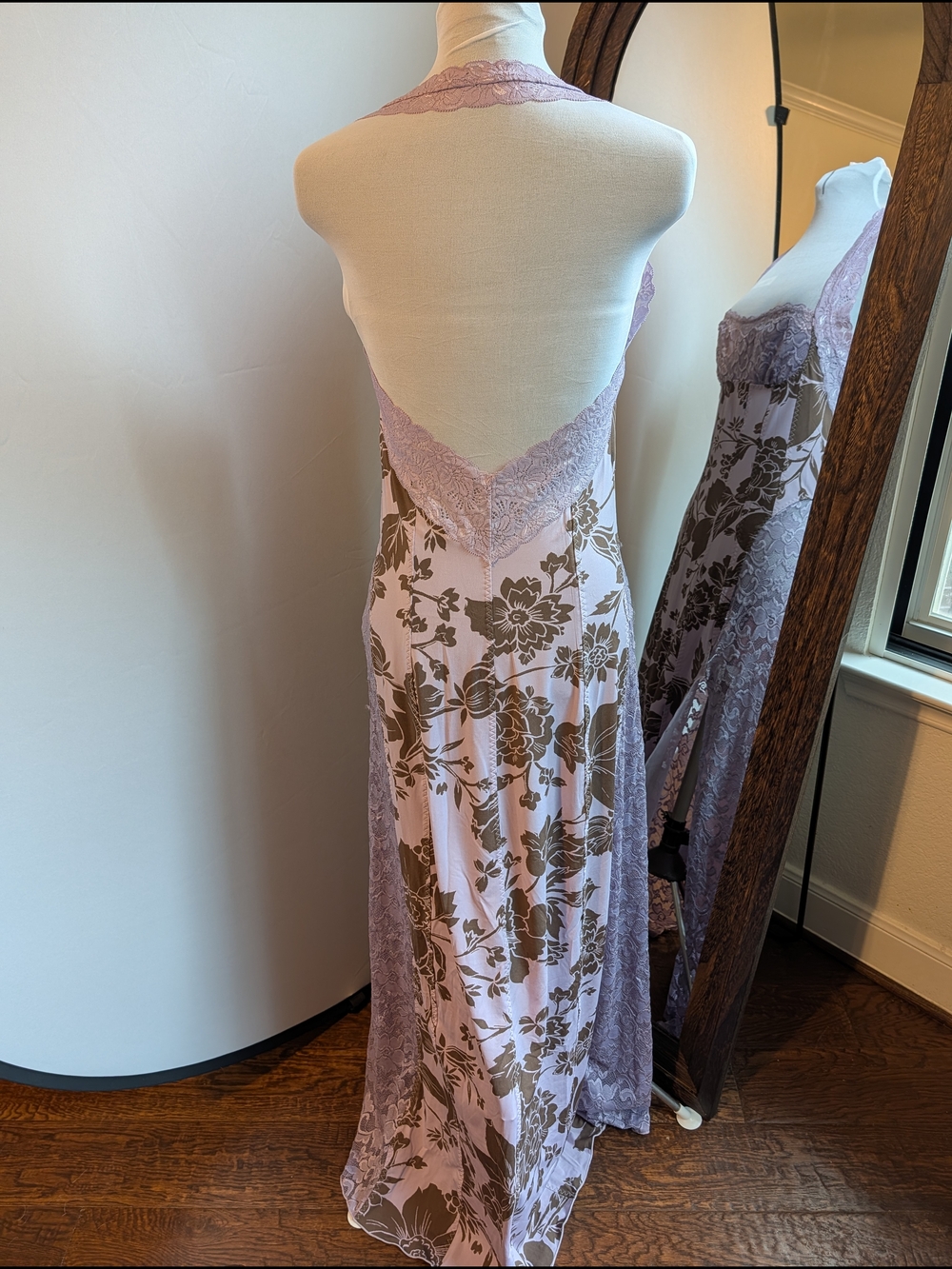 Free People Intimately Lavender Lace Floral Slip Dress - Picture 4 of 12